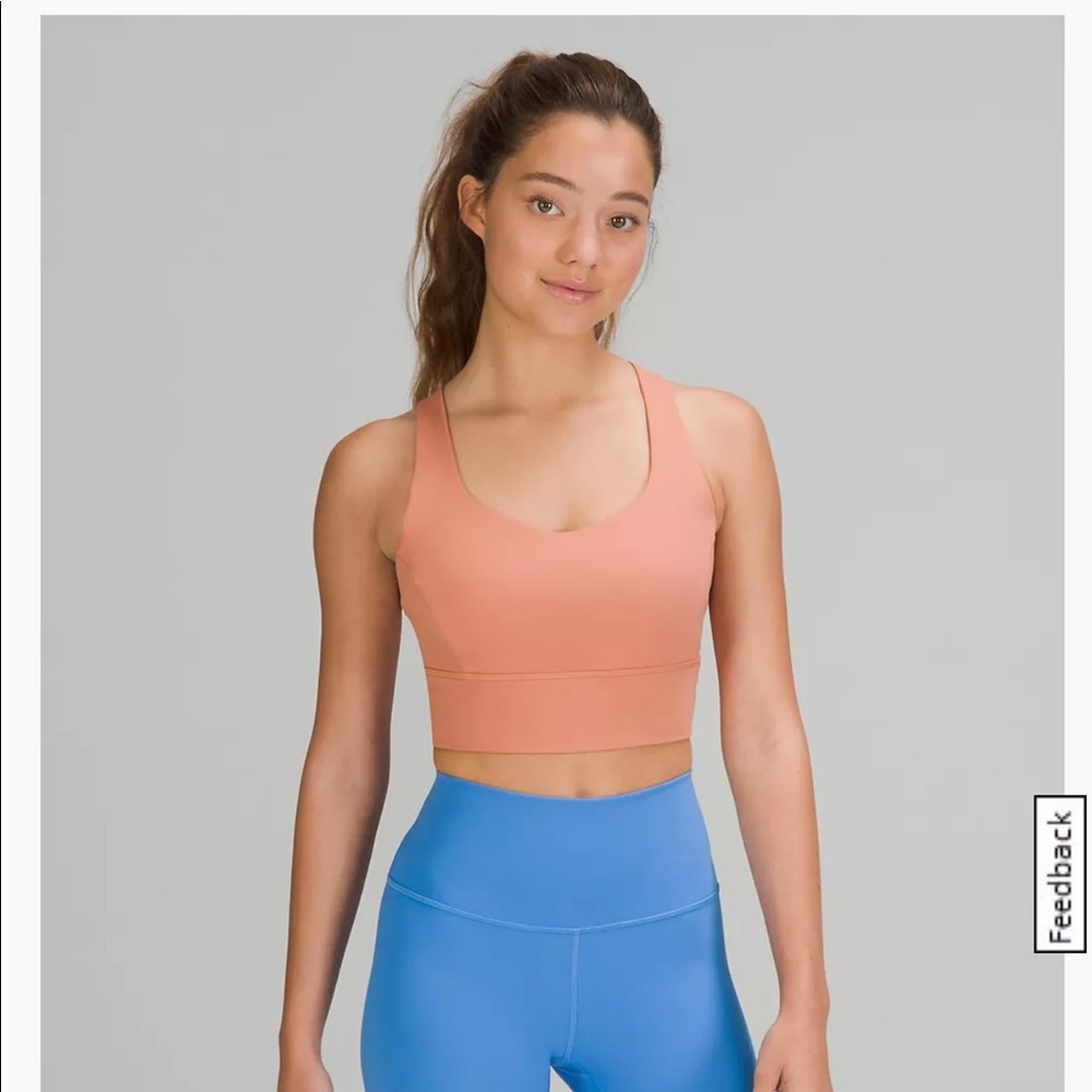 NWT! Free to Be Serene Longline Bra Light Support, C/D Cup